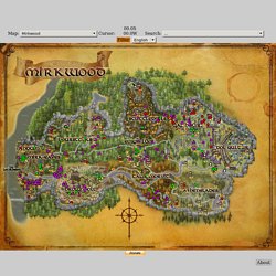 Dynamic Map - Mirkwood (Last Update: 24/12/2009)