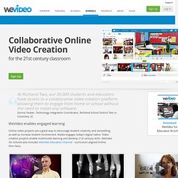Collaborative online video creation