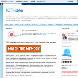131. Maak een online educatief memoryspel met Match the Memory