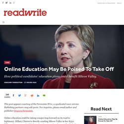 Online Education May Be Poised To Take Off - ReadWrite