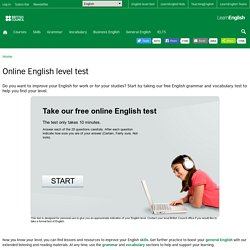 Online English level test