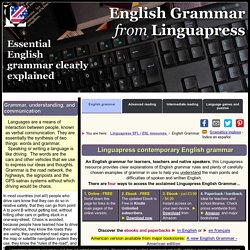 Linguapress: Free online English grammar