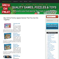 Buy online top notch family jigsaw puzzles for all ages