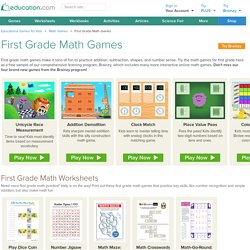 Free Online First Grade Math Games - Education.com