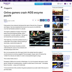 Online gamers crack AIDS enzyme puzzle