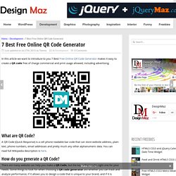 5 Best Free Online QR Code Generator