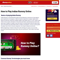 how to play rummy