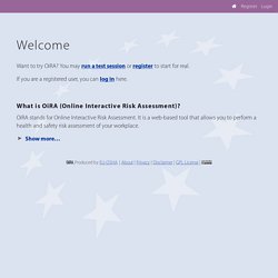 OiRA - Online interactive Risk Assessment