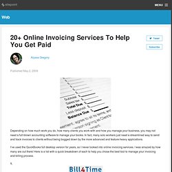 20+ Online Invoicing Services To Help You Get Paid