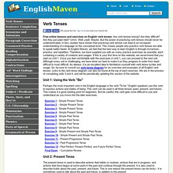 Free Online Verb Tenses Lessons and Exercises