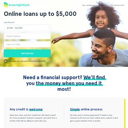 Online loans up to $5,000