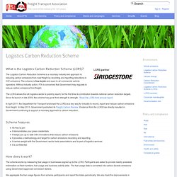 Logistics Carbon Reduction Scheme at fta.co.uk