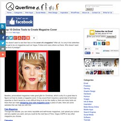 Top 15 Online Tools to Create Magazine Cover