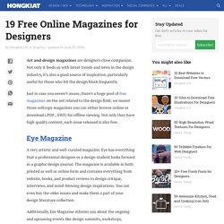 Magazines for Designers