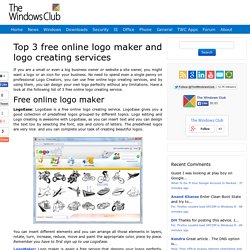 Free online logo maker, generator and creator : Top 3