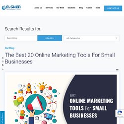 The Best 20 Online Marketing Tools For Small Businesses