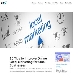 Online Local Marketing for Small Businesses
