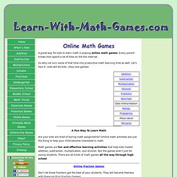 Online Math Games