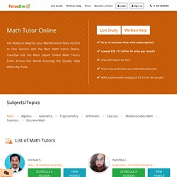 Live Chat with Math tutors - Free Trial