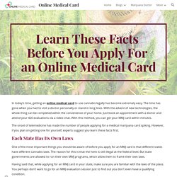 Online Medical Card - Learn These Facts