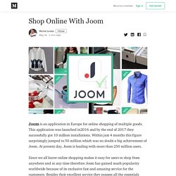 Shop Online With Joom - Michel Jordan - Medium