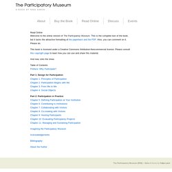Read Online – The Participatory Museum