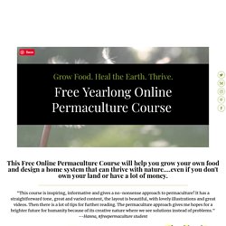 Free online permaculture course