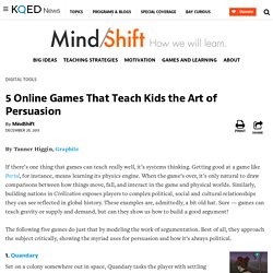 5 Online Games That Teach Kids the Art of Persuasion