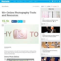 90 Online Photography Tools and Resources