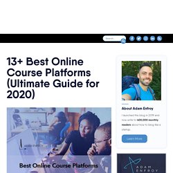 13+ Best Online Course Platforms (Ultimate Guide for 2020)