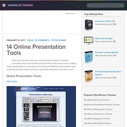 14 Online Presentation Tools