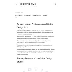 Get Online Print Design Software