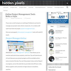 Online Project Management Tools Web2.0 Style