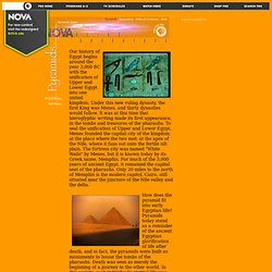 NOVA Online/Pyramids/Ancient Egypt