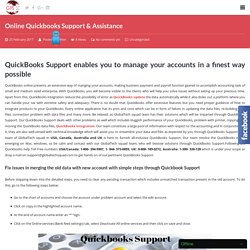 Reliable QuickBooks support in USA toll free 1-800-294-5907