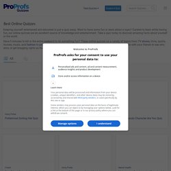 Online Quizzes - ProProfs