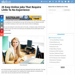 25 Easy Online Jobs That Require Little To No Experience