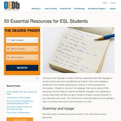 Resources for ESL Students