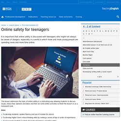 Online safety for teenagers