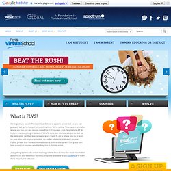 Florida Virtual School - an online e-learning K-12 solution