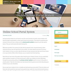 Online School Portal System