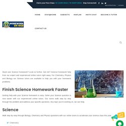 Online Science Tutors