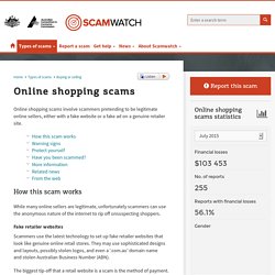 Online shopping scams