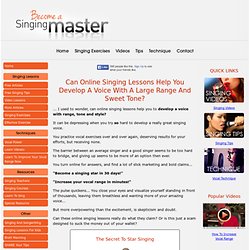 Can You Really Learn To Sing From Online Singing Lessons?