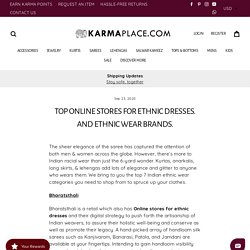Online Store for ethnic dress