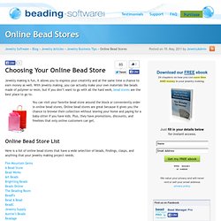 Online Bead Stores