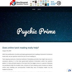 Does online tarot reading really help?