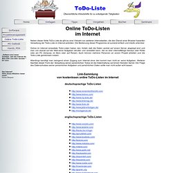 Online Todo-Liste