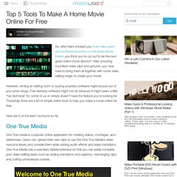 Top 5 Online Tools to Make a Movie Online for Free