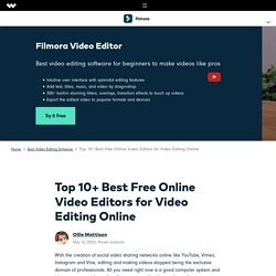 Top 10 Best Online Video Editors for Video Editing Online
